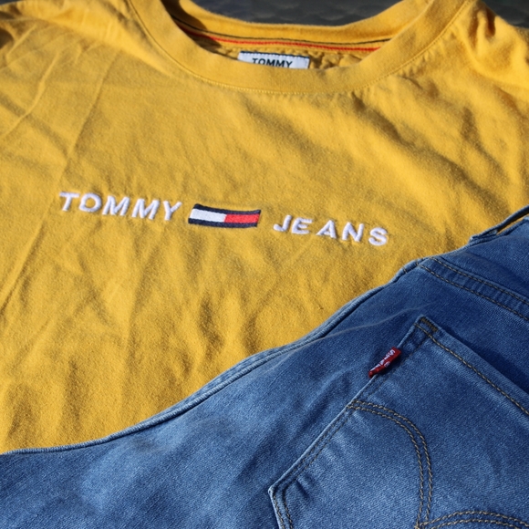 Mustard Tommy Jeans Top - Picture 1 of 4